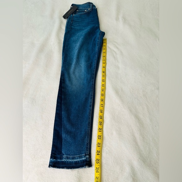 Rag & Bone Valencia Release Nina High Rise Ankle Skinny Jeans Size 26 - Picture 11 of 14
